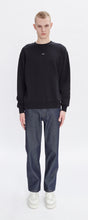 Load image into Gallery viewer, Boxy Sweat Micro Logo Black
