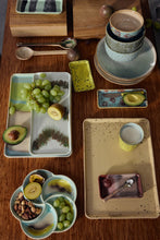 Load image into Gallery viewer, 70s ceramics cake tray, tide
