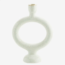 Load image into Gallery viewer, Stoneware candle holder
