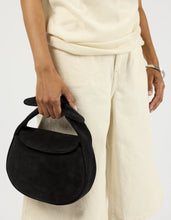 Load image into Gallery viewer, Coco Croissant, Black Suede
