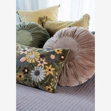 Load image into Gallery viewer, Round Velvet Cushion, Mushroom

