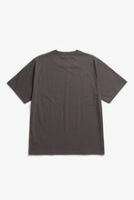 Laden Sie das Bild in den Galerie-Viewer, Dyrehaven Organic T-Shirt mit Logo-Print, Shale
