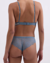 Load image into Gallery viewer, GLORIA Brazilian lace briefs, Greyed Blue

