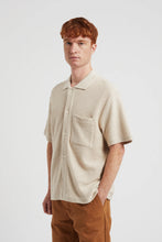Load image into Gallery viewer, Gustav Crochet Jersey Shirt Oatmeal
