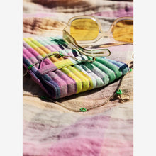 Load image into Gallery viewer, Checked hammam towel, Pink multi coloured
