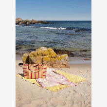 Load image into Gallery viewer, Checked hammam towel, Pink multi coloured
