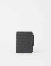 Load image into Gallery viewer, Jamie Wallet Woven Leather, Black
