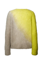 Laden Sie das Bild in den Galerie-Viewer, JASMIN Cross Dye Boxy-Pullover, Limeade Pelikan-Kombination
