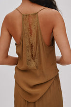 Load image into Gallery viewer, Jodie Sheer lace camisole, Hazelnut
