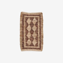 Load image into Gallery viewer, Jute mat w. leather brown 50x85
