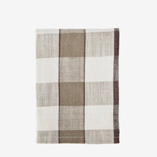 Load image into Gallery viewer, Checked kitchen towel, Taupe
