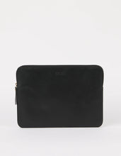 Laden Sie das Bild in den Galerie-Viewer, Laptop-Hülle 13" Schwarz Klassisches Leder

