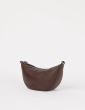 Load image into Gallery viewer, Leo Twisted Handle Chocolate Soft Grain Leather
