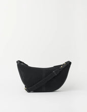 Laden Sie das Bild in den Galerie-Viewer, Leo Midi Crossbody Strap, Black Suede
