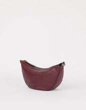 Laden Sie das Bild in den Galerie-Viewer, Leo Twisted Handle Dunkle Kirsche Weiches genarbtes Leder
