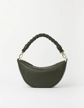 Load image into Gallery viewer, Leo Midi Twisted Handle, Moss Soft Grain Leather
