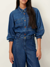 Load image into Gallery viewer, LEONE Overshirt, Denim Blue
