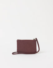 Load image into Gallery viewer, Lexi Mini, Dar Cherry Woven Soft Grain Leather
