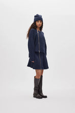 Laden Sie das Bild in den Galerie-Viewer, LUKA Patchwork knit cardigan, Indigo
