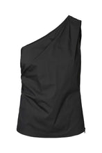 Laden Sie das Bild in den Galerie-Viewer, MIRHA One shoulder top, Black
