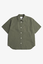 Load image into Gallery viewer, Ole Oversized Stripe SS Shirt Moss green
