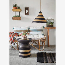 Load image into Gallery viewer, Checked cotton throw Orange multi
