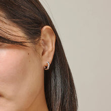 Load image into Gallery viewer, Nara Hoops, Silver
