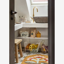 Load image into Gallery viewer, Oval tufted bath mat, Mustard

