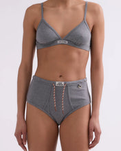 Laden Sie das Bild in den Galerie-Viewer, PARKER Cotton bralette, Grey
