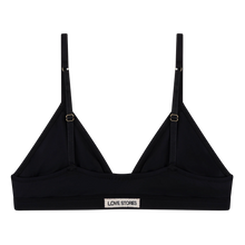 Load image into Gallery viewer, Parker Cotton bralette, Black

