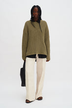 Laden Sie das Bild in den Galerie-Viewer, Gerippter Baumwoll-Leinen-Pullover, Helloliv

