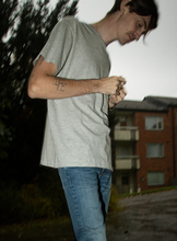 Load image into Gallery viewer, Roffe Melange T-Shirt Greymelange
