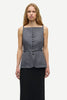 Sahelly vest 16178, Dark grey mel.