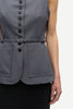 Sahelly vest 16178, Dark grey mel.
