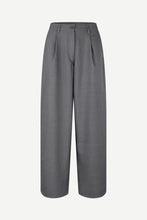 Load image into Gallery viewer, Saharper pleat trousers 16178, Dark grey mel.
