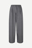 Saharper pleat trousers 16178, Dark grey mel.
