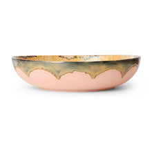 Load image into Gallery viewer, 70s ceramics salad bowl sunflower
