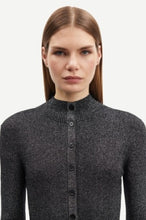 Laden Sie das Bild in den Galerie-Viewer, Saleonore Lurex-Cardigan 15600 Schwarz
