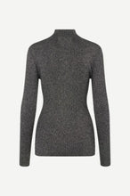 Laden Sie das Bild in den Galerie-Viewer, Saleonore Lurex-Cardigan 15600 Schwarz
