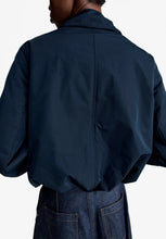 Laden Sie das Bild in den Galerie-Viewer, Salome taffeta bomber jacket, Navy blue
