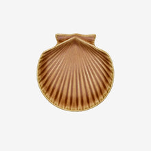 Load image into Gallery viewer, Stoneware Seashell Tray, Orange
