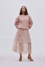 Load image into Gallery viewer, SILKE Scribble full skirt, Blush
