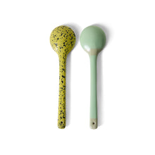 Laden Sie das Bild in den Galerie-Viewer, 70s ceramics serving spoons, mines set of 2
