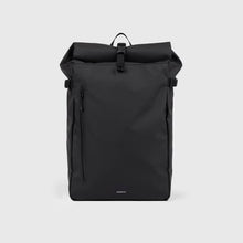 Laden Sie das Bild in den Galerie-Viewer, STREAM Slim Rolltop Rucksack L Schwarz
