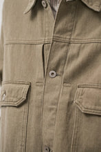Load image into Gallery viewer, Storadal Resist Dyed Twill Type II Jacket, Vetiver
