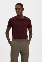 Load image into Gallery viewer, Stretch Cotton Tee, Dark Burgundy
