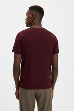 Load image into Gallery viewer, Stretch Cotton Tee, Dark Burgundy
