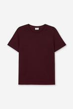 Load image into Gallery viewer, Stretch Cotton Tee, Dark Burgundy
