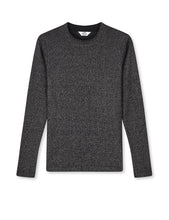 Laden Sie das Bild in den Galerie-Viewer, Lurex Tuba Langarmshirt Schwarz/Gun Metal
