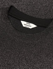 Laden Sie das Bild in den Galerie-Viewer, Lurex Tuba Langarmshirt Schwarz/Gun Metal
